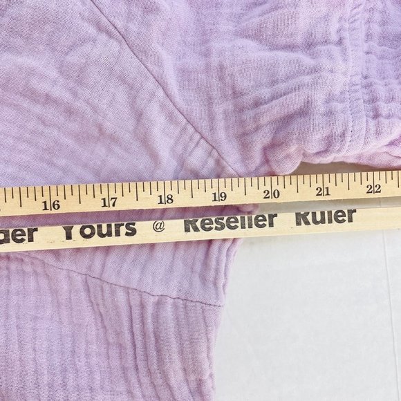 Isabel Maternity Women's Dress Small Short Sleeve Purple Gauzy Ingrid & Isabel - Picture 6 of 9